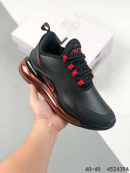 Nike Air Max 720 OBJ 全掌大氣墊皮面結合透氣緩震男款跑鞋