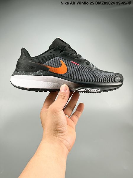 Nike Air Zoom Winflo 25 網透面氣 訓跑練步鞋 2024新款情侶鞋