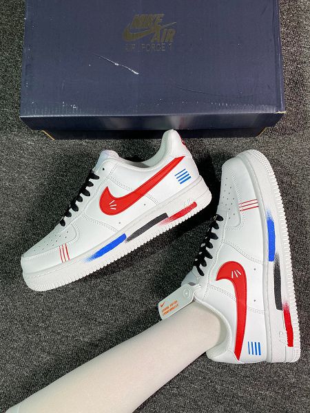 Nike Air Force 1 2021新款 空軍一號男女款全掌內置蜂窩氣墊低幫板鞋