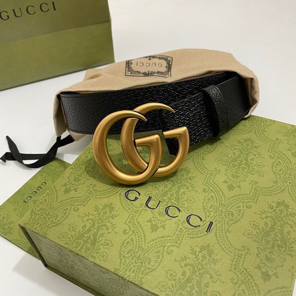 gucci皮帶 古馳2022新款 HF0523-22牛皮豬皮紋時尚腰帶