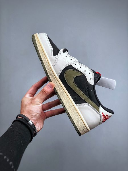 Nike Air Jordan 1 Low OG SP Military Blue TS藤原浩聯名閃電倒鈎 男女款休閒運動鞋