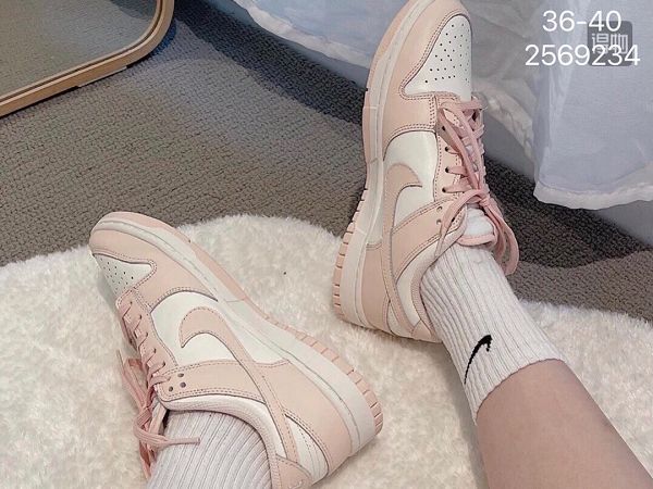 Nike Wmne SB Dunk LowOrange Pearl 2021新款 女生休閒滑板鞋 帶半碼