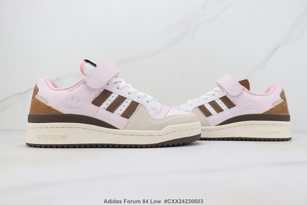 Adidas Forum 84 Low 2023新款 男女款三葉草低幫休閒板鞋