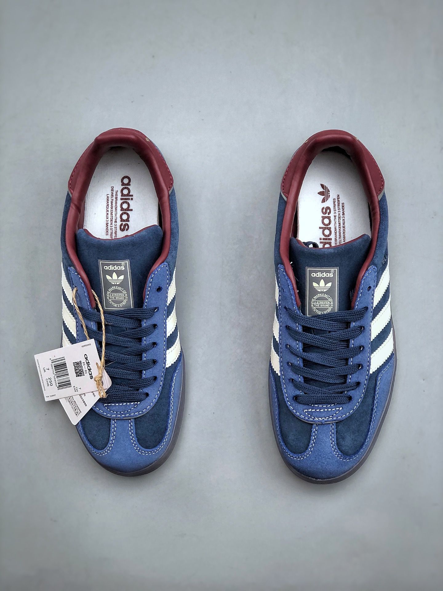 Adidas Originals Gazelle INdoor 三葉草休閒防滑耐磨低幫板鞋 2024新款男女鞋