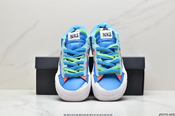 SACAI x Nike Blazer Low 2022新款 重疊設計前衛開拓者男女款低幫板鞋