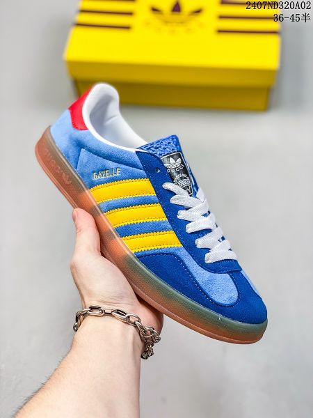 Adidas Originals GazelleEsquisite Gucci 羚羊系列 2024新款男女鞋 低幫復古百搭休閒運動板鞋