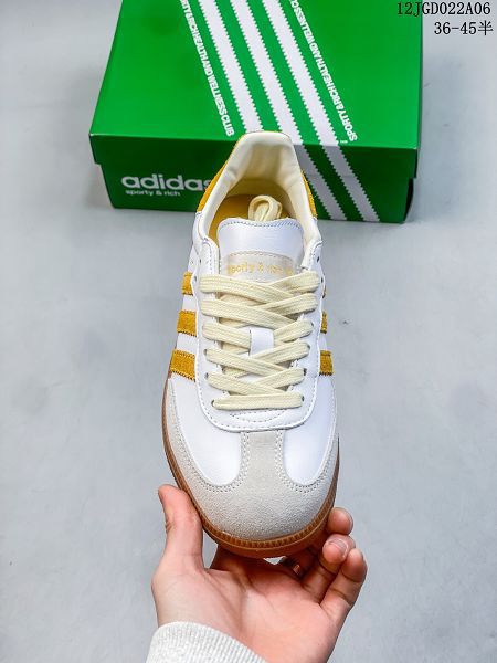 Wales Bonner x Adidas Originals Samba Classic 桑巴舞系列 情侶款鏡面銀米白焦糖底低幫休閒運動板鞋