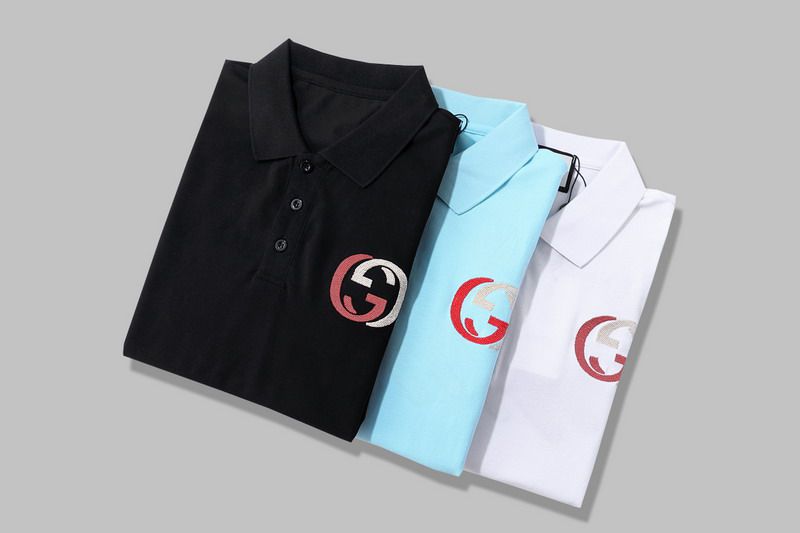 gucci polo衫 2021新款 古馳翻領短袖polo衫 MG0325款