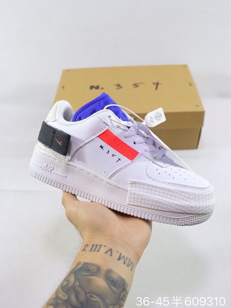 Nike Air Force 1 2021新款 AF1空軍一號解構N354男女款休閒板鞋 帶半碼