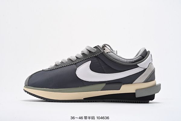 Nike Air Zoom Cortez 4.0 2023新款 50周年聯名款阿甘解構雙鈎男女款慢跑鞋