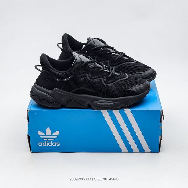 adidas OZWEEGO 水管復古老爹鞋出眾皮革拼接鞋面2023全新男女款