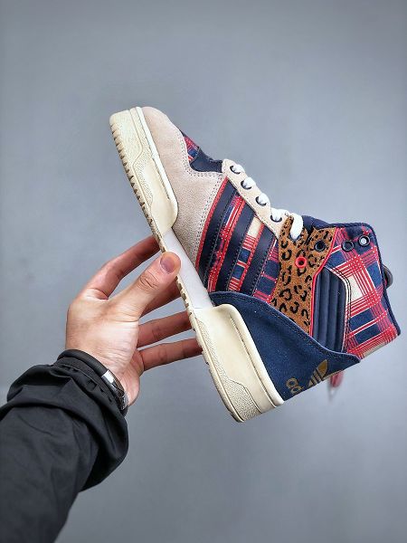 Adidas Originals Rivalry High Leather M 2023新款 競賽系列男女款高幫復古小白板鞋