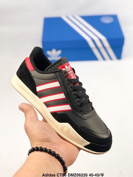 ADIDAS HARD CT86 2022新款 三葉草男款皮面低幫板鞋