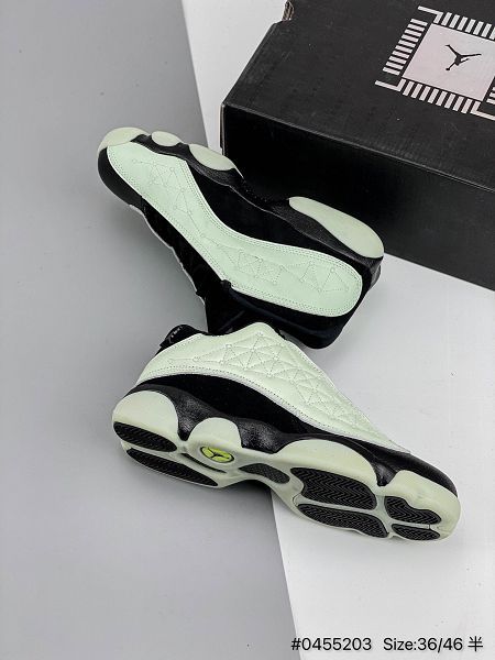 Air Jordan 13 Retro Low GC Singles Day 2022新款 喬丹十三代夜光黑綠男女款籃球鞋