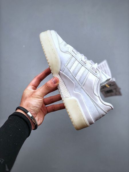 Adidas originals Forum 84 low 2022新款 白絲綢女款休閒運動板鞋