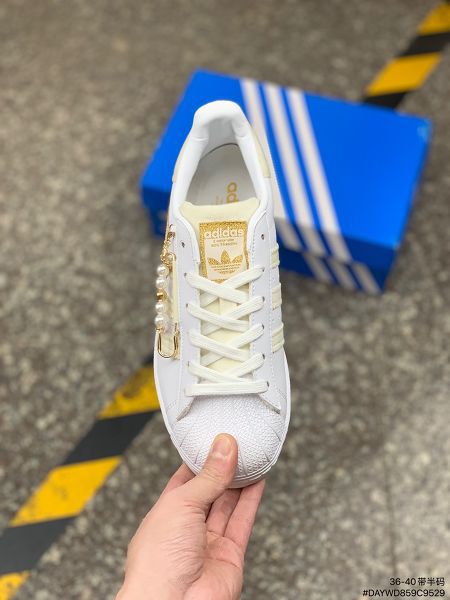 Adidas Originals Superstar 2022新款 貝殼頭經典女款休閒板鞋