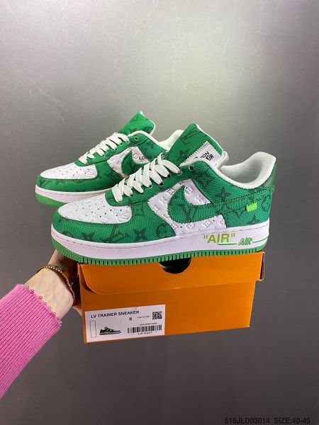 Nike Air Force 1 Low 2022新款 空軍一號LV聯名款男女生低幫百搭運動板鞋