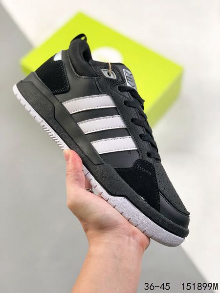 adidas neo 100DB減震防滑耐磨低幫板鞋2023全新女鞋