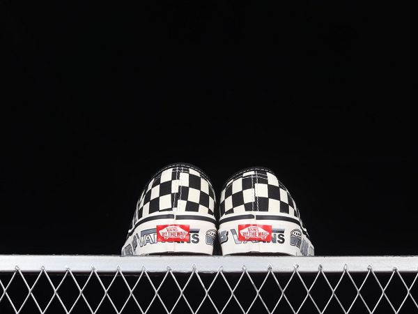 Vans Authentic 2022新款 安納海姆黑白棋盤格潮流百搭休閒板鞋