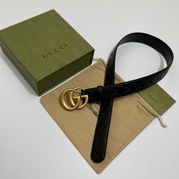 gucci皮帶 古馳2022新款皮帶 HF0522-29牛皮壓花紋時尚腰帶