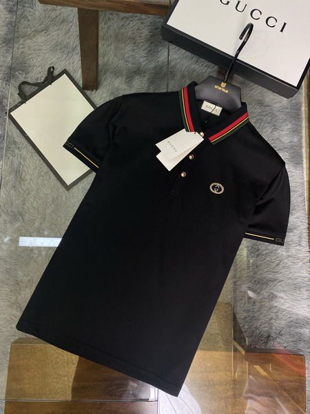 gucci polo衫 2021新款 古馳翻領短袖polo衫 MG0322款