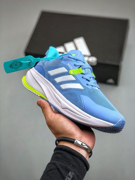 Adidas SUPERNOVA Rise M減震回彈爆米花透氣休閒跑步鞋 2024新款男鞋