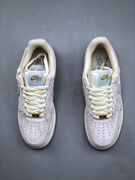 Nike Air Force 1 Low 07 藍金雙勾 男女款休閒板鞋