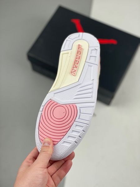 Air Jordan 3 RetroLaser Orange 2022新款 邁克爾·喬丹AJ3代女款中幫復古運動籃球鞋