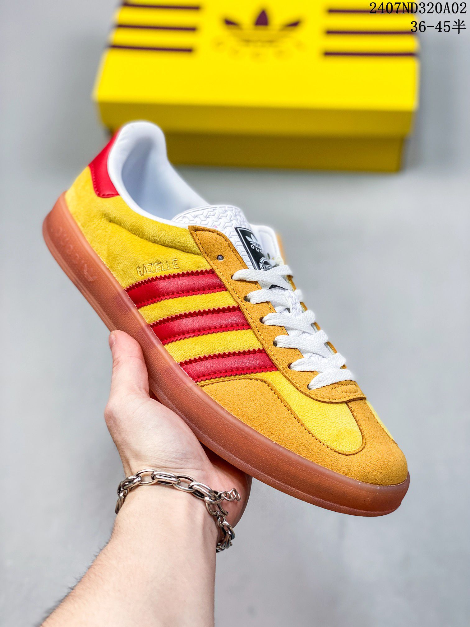 Adidas Originals GazelleEsquisite Gucci系列 2024新款情侣鞋 低幫復古百搭休閒運動板鞋