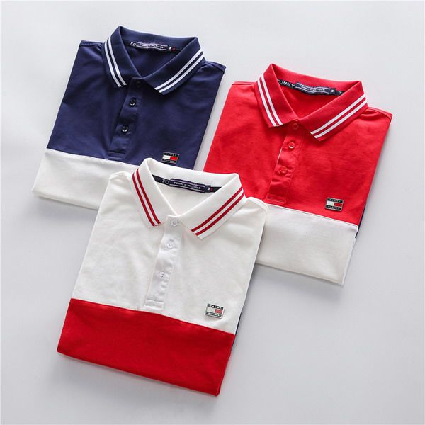 tommy hilfiger polo衫 2022新款 湯美費格翻領短袖polo衫 MG8213款