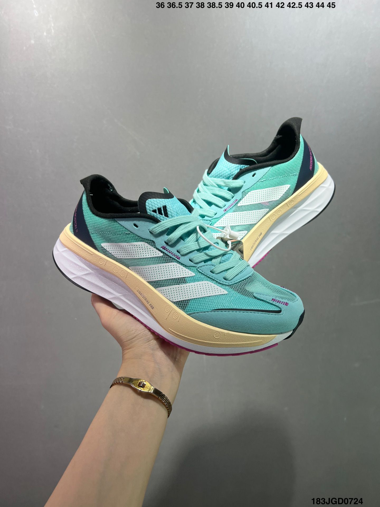 Adidas Adizero Boston 11 2024男女生耐磨減震專業跑步鞋