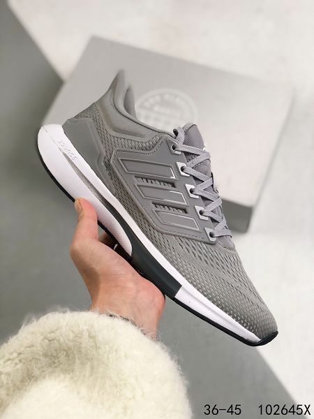 Adidas EQ21 Run 2022新款 男女款全新緩震休閑運動跑步鞋