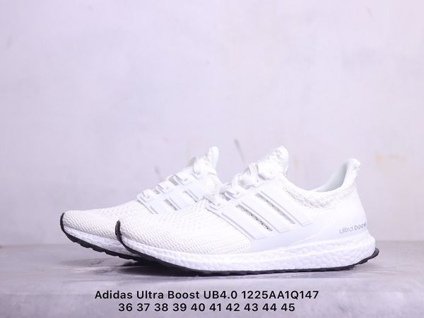 Adidas Ultra Boost UB4.0 2022新款 針織面爆米花緩震耐磨男女款跑步鞋