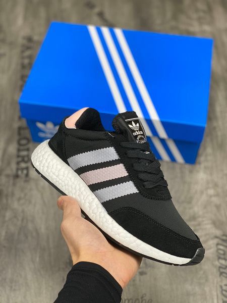 Adidas L-5923 2021新款 三葉草時尚休閒情侶款慢跑鞋 帶半碼