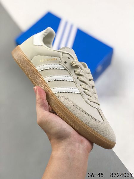 Adidas Originals Samba Vegan OG桑巴舞系列 2023全新男女款紳士德訓足球風百搭低幫休閒運動板鞋