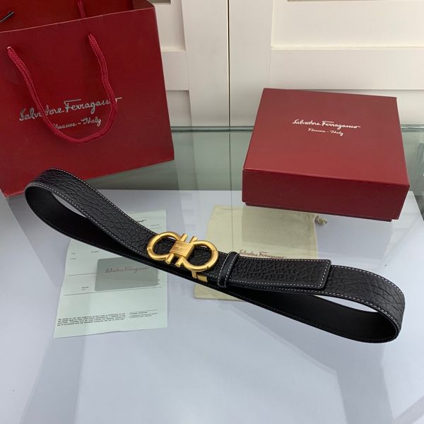 salvatore ferragamo皮帶 菲拉格慕2020新款 HF202043牛皮大象紋時尚腰帶