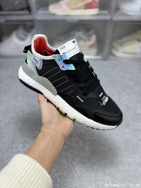 Adidas Nite Jogger Boost 全新升級 三葉草 聯名夜行者情侶款休閒跑鞋