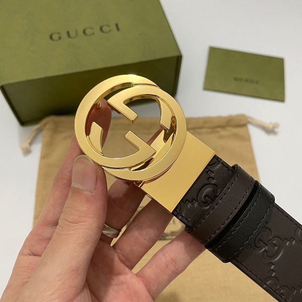 gucci皮帶 古馳2022新款 HF0523-03牛皮壓花紋時尚腰帶