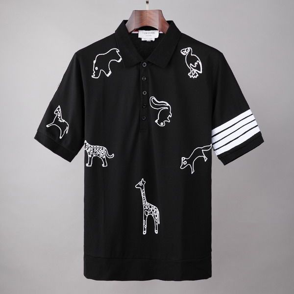 thom browne polo衫 2021新款 湯姆·布朗翻領短袖polo衫 MG0318款