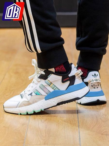 Adidas Nite Jogger 2019 Boos 2022新款 三葉草聯名夜行者男女款復古跑鞋