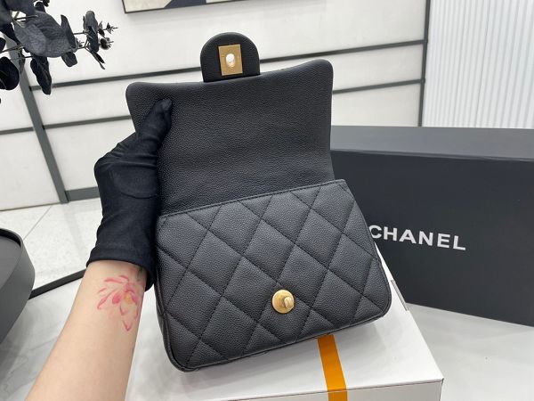 chanel包包 香奈兒2023新款手提包 DSAS3829中號金球愛心款單肩斜挎包