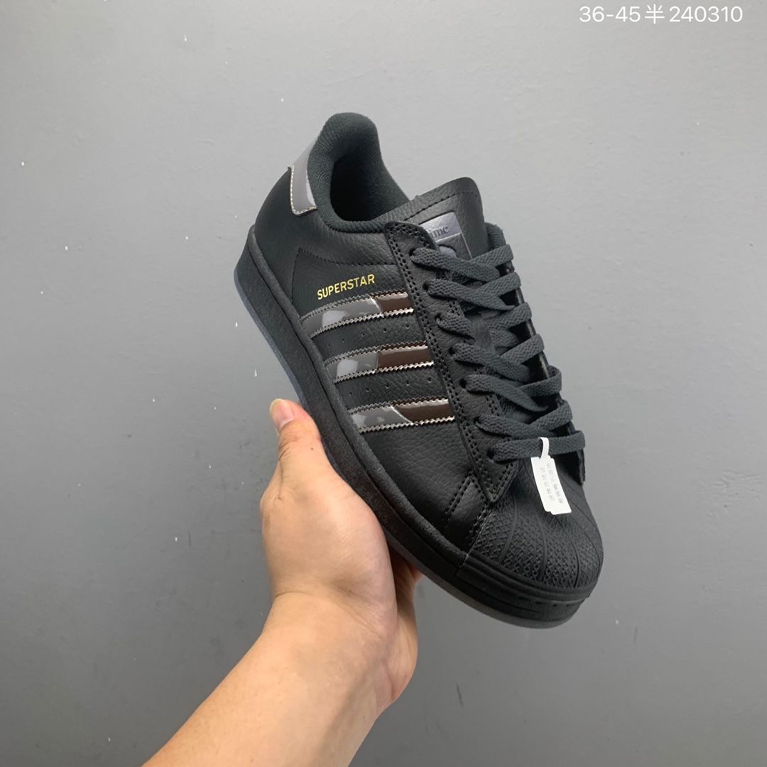 Adidas貝殼頭 三葉草 SUPERSTAR 2024情侶款休閒運動板鞋