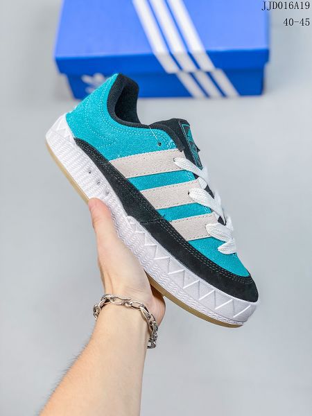 Atmos x Adidas Adimatic Low 2023新款 馬蒂奇系列復古鯊魚麵包男款滑板鞋