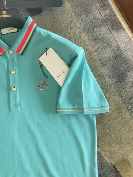 gucci polo衫 2021新款 古馳翻領短袖polo衫 MG0322款