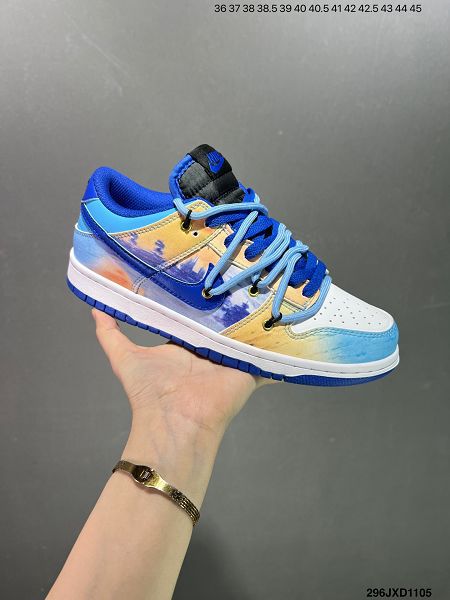 Futura x Nike Dunk Low SB聯名 2024新款男女生解構綁帶滑板鞋