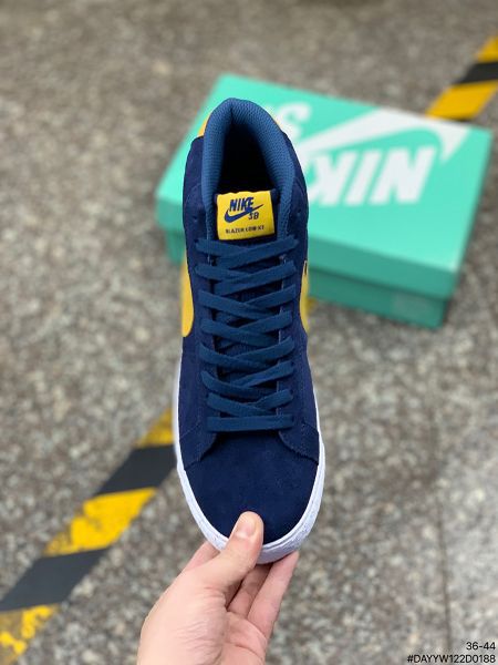 Nike Sb Zoom Blazer Low x NBA 2022新款 聯名款男女生低幫休閑運動板鞋