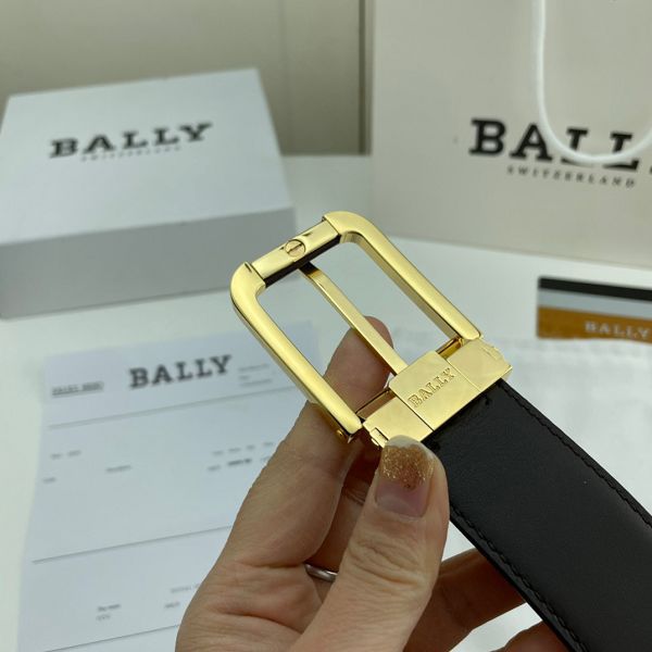 bally皮帶 巴利2022新款 HF0522-1牛皮納帕紋時尚腰帶