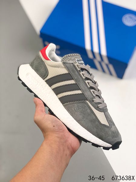 adidas Racing 1 Boost Prototype 2021新款 復古系列男款百搭透氣運動慢跑鞋