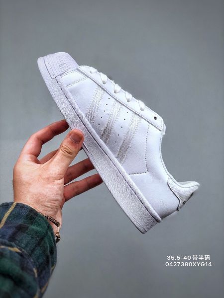 adidas superstar 2021新款 愛迪達貝殼頭金屬色鏈條女生板鞋