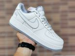 Stussy x Nike Air Force 1 Low 聯名 米白炫彩反光低幫2024全新男女款休閒板鞋